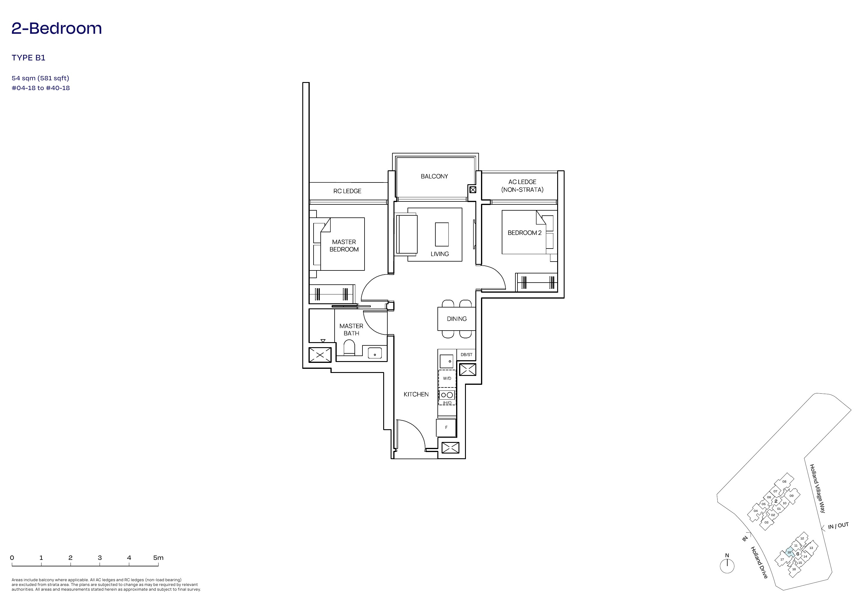Skye at Holland 2 Bedroom 2 Bedroom floor plan