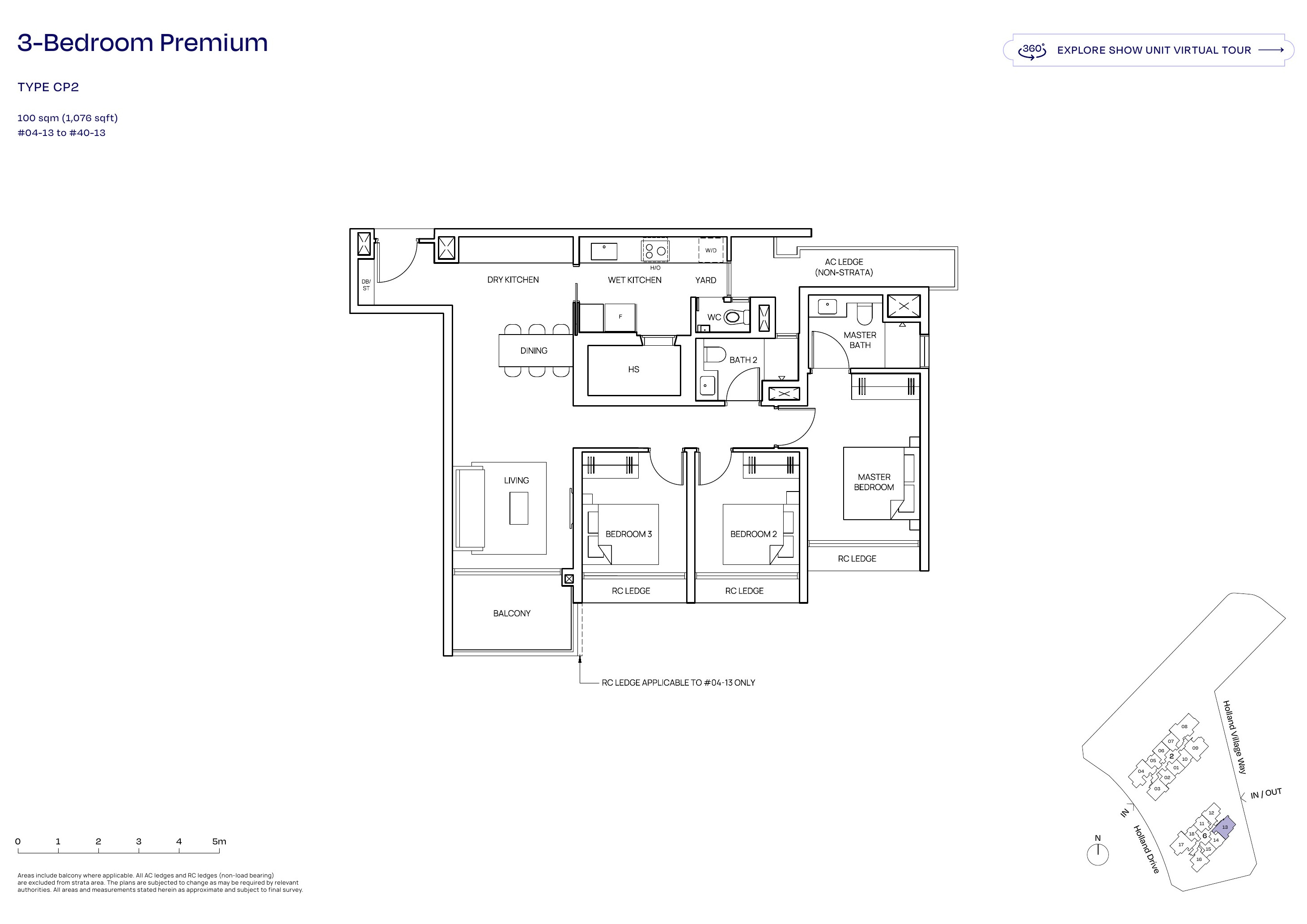 Skye at Holland 4 Bedroom 4 Bedroom Private Lift floor plan