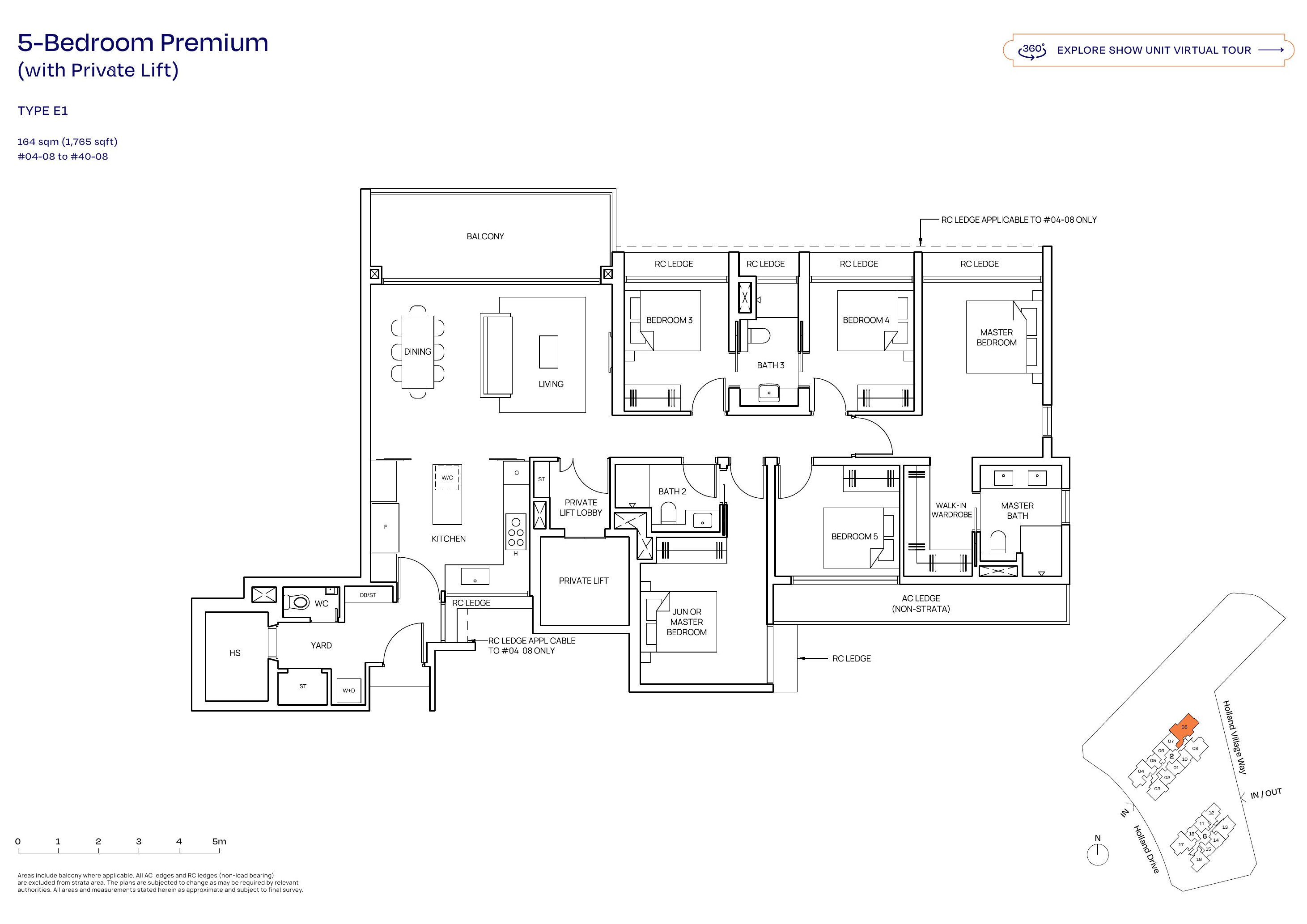 Skye at Holland 5 Bedroom 5 Bedroom Premium floor plan